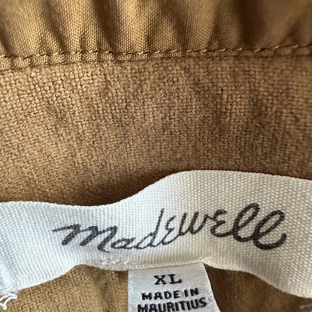 Madewell Men's Tan Casual Button-Down Shirt - Picture 3 of 6